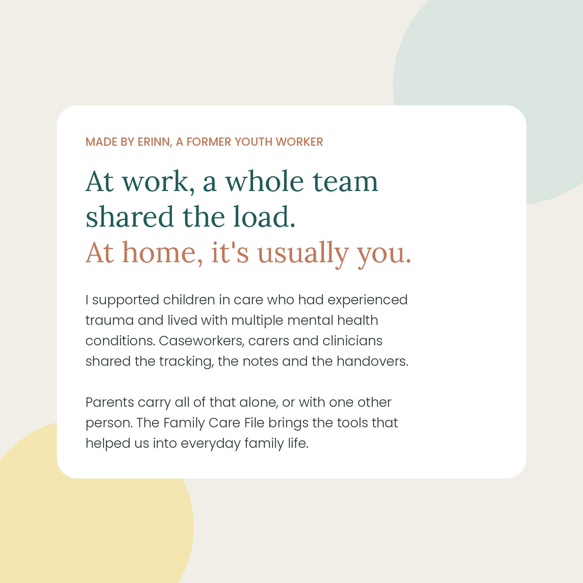 The Family Care File: Behaviour, Medication & Appointment Tracker for Parents of Kids with Challenging Behaviour